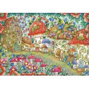 Ravensburger - Puzzle 1000 pièces - Maisons de champignons flora
