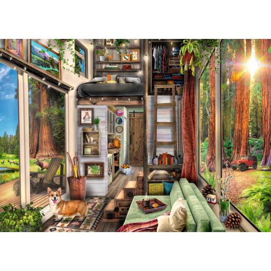 Ravensburger Puzzle Petite Maison Entre Séquoias 1000 Pièces