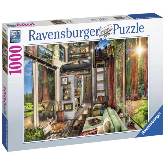 Ravensburger Puzzle Petite Maison Entre Séquoias 1000 Pièces