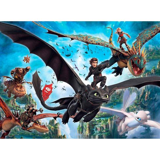 Puzzle Ravensburger CEATD3 Le Monde Caché des Dragons A XXL 10