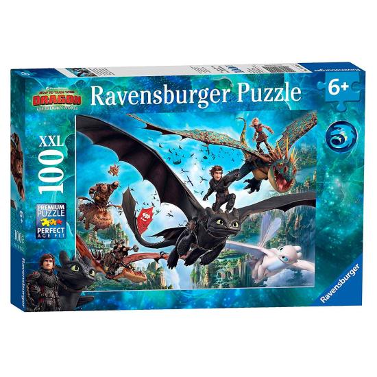 Puzzle Ravensburger CEATD3 Le Monde Caché des Dragons A XXL 10