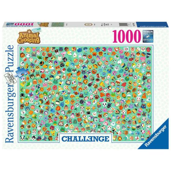 Puzzle Ravensburger Challenge Animal Crossing 1000 pièces Puzzle Ravensburger Challenge Animal Crossing 1000 pièces