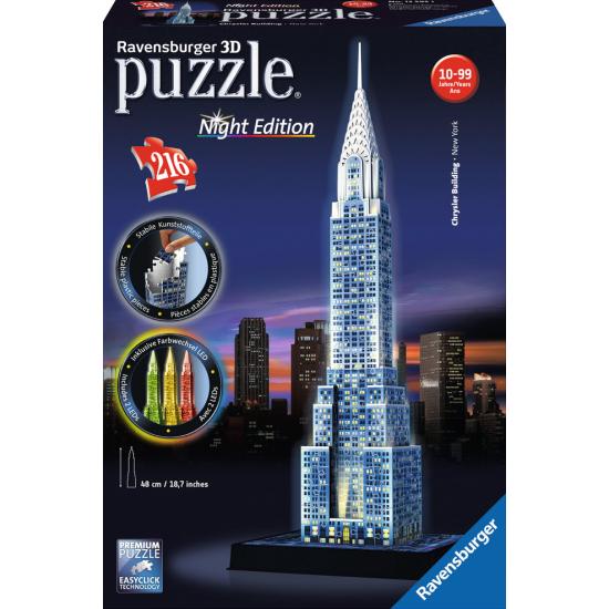 Puzzle Ravensburger 3D Chrysler Building Night Edition 216 pièce