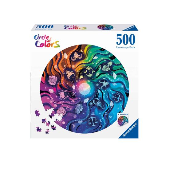Puzzle Ravensburger Circulaire Astrologie de 500 pièces