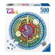 Ravensburger Puzzle circulaire Bonbons 500 pièces