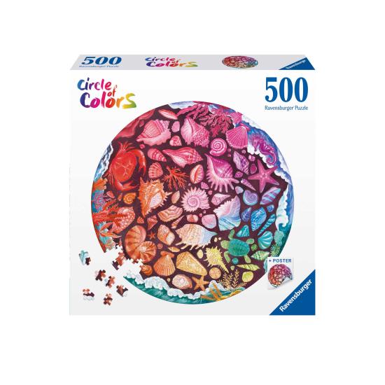 Puzzle Ravensburger Circulaire Coquilles de 500 pièces