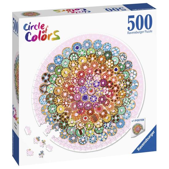 Ravensburger Puzzle beignets circulaires 500 pièces