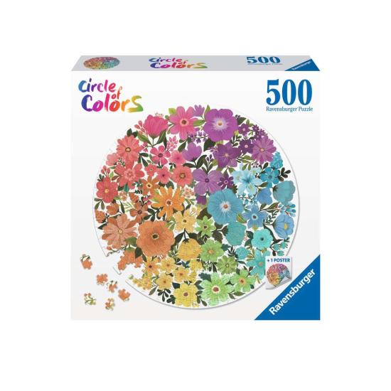 Ravensburger Puzzle fleurs circulaires 500 pièces