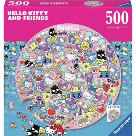 Puzzle Ravensburger Circulaire Hello Kitty de 500 pièces Puzzle Ravensburger Circulaire Hello Kitty de 500 pièces