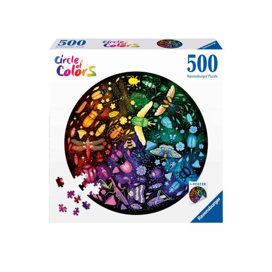 Puzzle Ravensburger Circulaire Insectes de 500 pièces