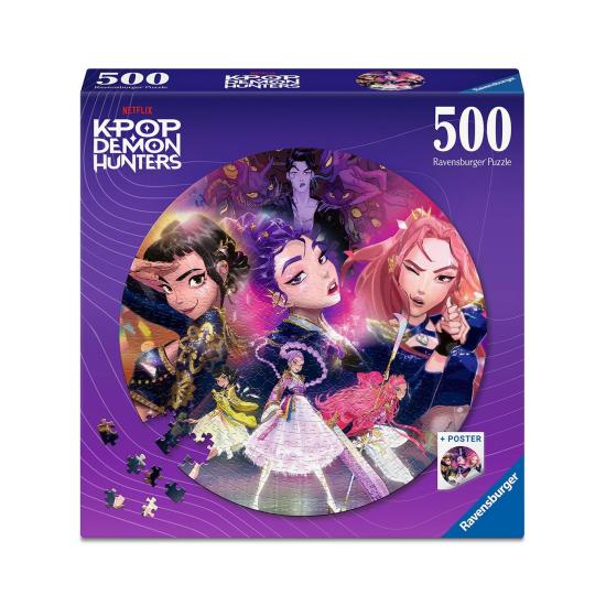 Puzzle Ravensburger Circulaire KPop Demon Hunters 500 Pcs