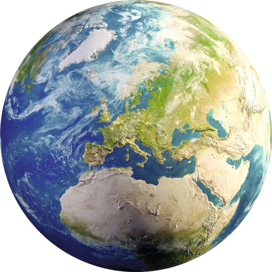 Puzzle Ravensburger Circulaire La Terre de 500 pièces