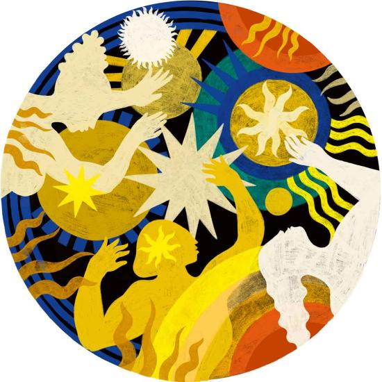 Puzzle Ravensburger Circulaire Little Sun Engage de 500 pièces