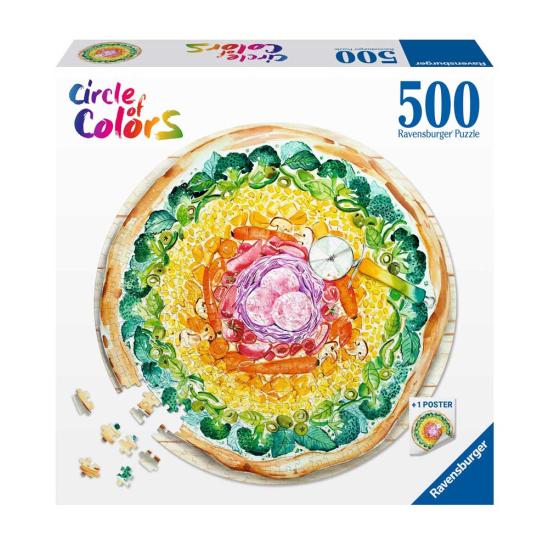 Ravensburger Pizza Puzzle circulaire 500 pièces