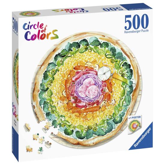 Ravensburger Pizza Puzzle circulaire 500 pièces