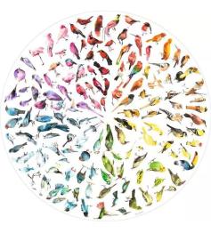 Puzzle de 500 pièces Ravensburger Oiseaux circulaires