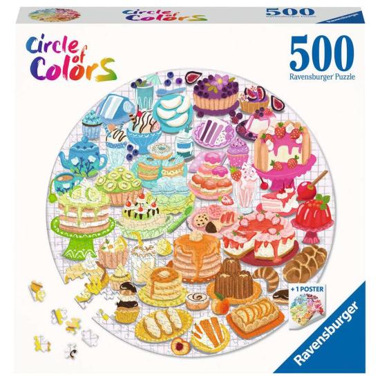 Ravensburger Puzzle circulaire Desserts 500 pièces