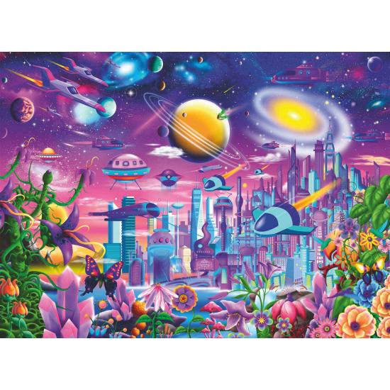 Puzzle Ravensburger Cosmic City XXL 200P
