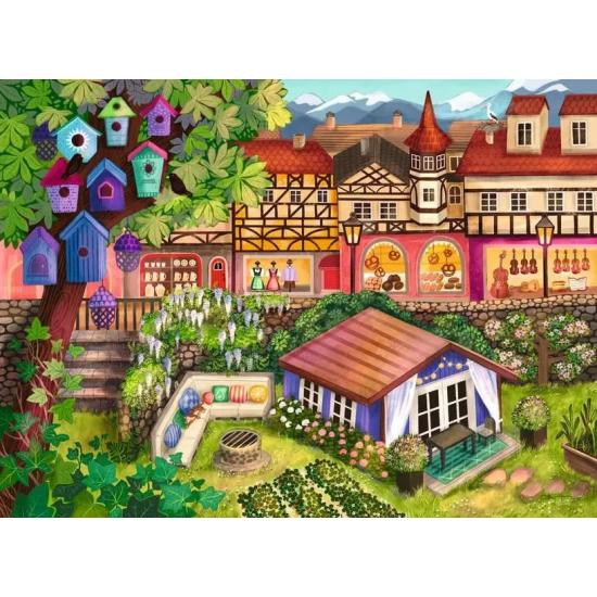 Puzzle Ravensburger Ville De Marché 500 Pièces