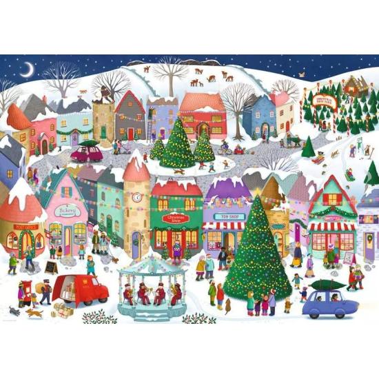 Puzzle Ravensburger Ville De Noël Enchanteresse 1000 pièces