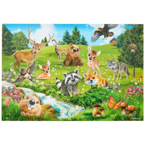 Ravensburger Animal Club Puzzle 2 x 24 pièces