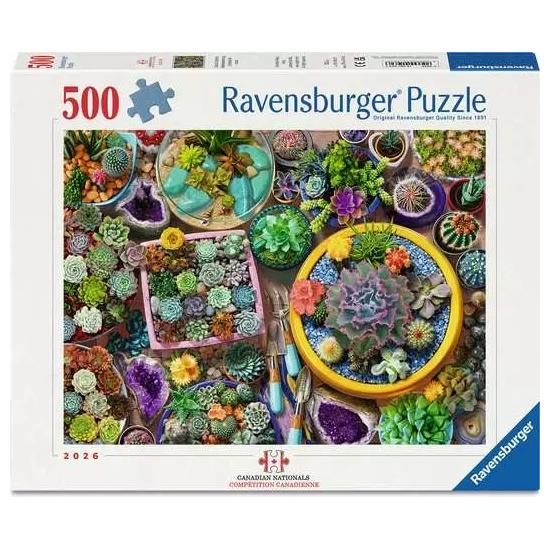 Puzzle Ravensburger Collection Cactus 500 Pièces