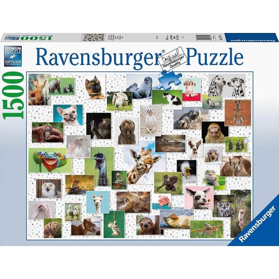 Ravensburger Collage Funny Animals Puzzle 1500 pièces