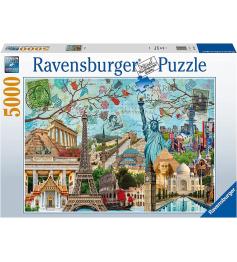 Ravensburger Collage de la grande ville Puzzle 5000 pièces