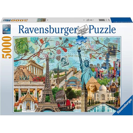 Ravensburger Collage de la grande ville Puzzle 5000 pièces Ravensburger Collage de la grande ville Puzzle 5000 pièces