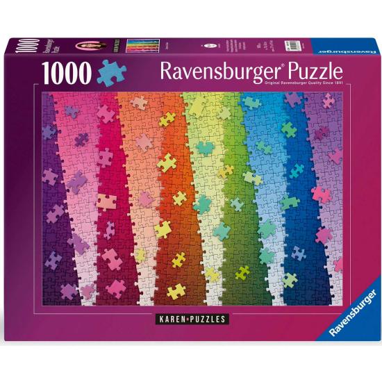 Puzzle Ravensburger Couleurs sur Couleurs 1000 Pieces