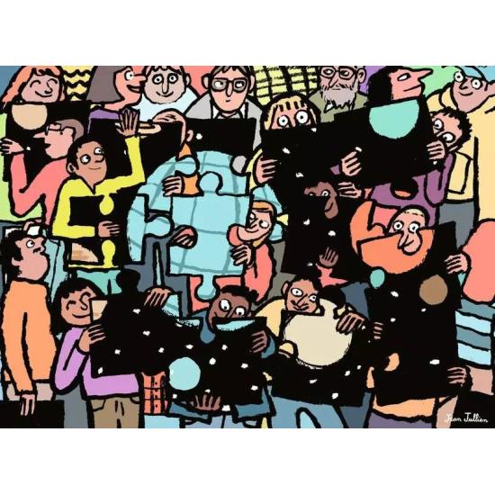 Puzzle Ravensburger Communauté Puzzle 500 Pièces