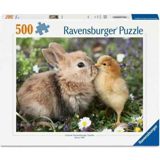 Puzzle Ravensburger Lapin Et Poussins 500 Pièces