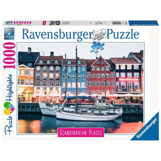 Ravensburger Copenhague, Danemark Puzzle 1000 pièces Ravensburger Copenhague, Danemark Puzzle 1000 pièces