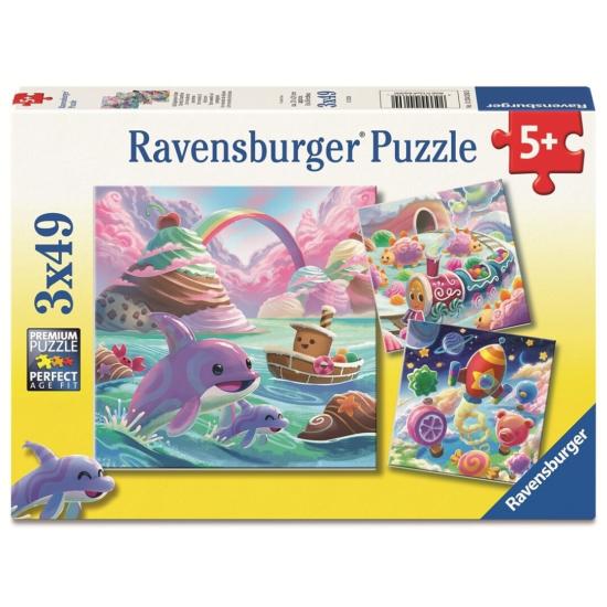 Puzzle Ravensburger Côte Sucrée 3x49 pièces