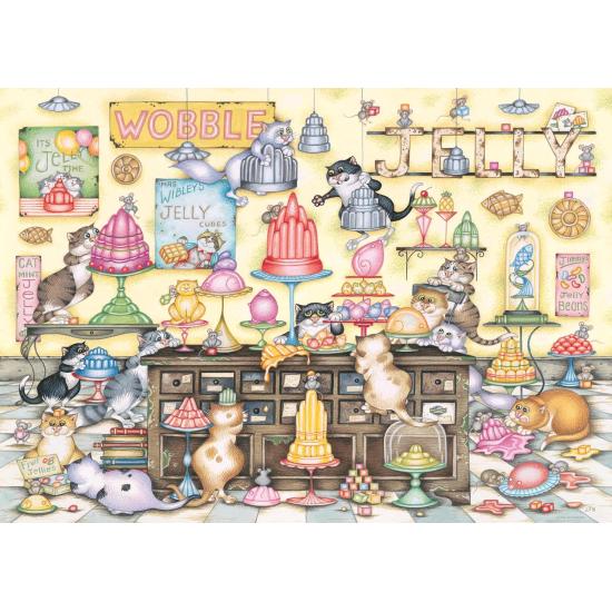 Puzzle Ravensburger Crazy Cat's Jelly Jamboree 1000 pièces