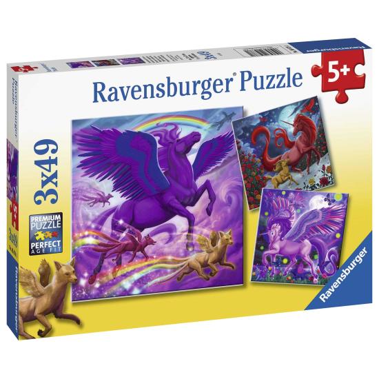 Ravensburger Puzzle Créatures mythologiques 3x49 pièces