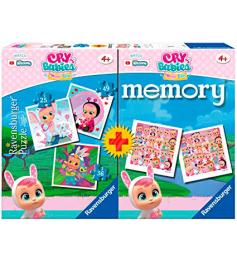 Puzzle Ravensburger Cry Babies 25+36+49 + Mémoire