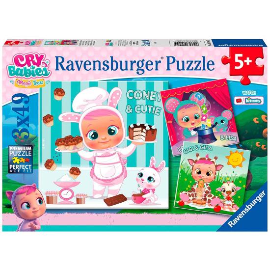 Ravensburger Cry Babies Puzzle 3x49 pièces