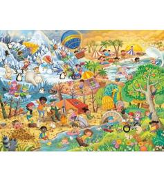 Puzzle Ravensburger Quatre Saisons De Plaisir XXL 100 pièces