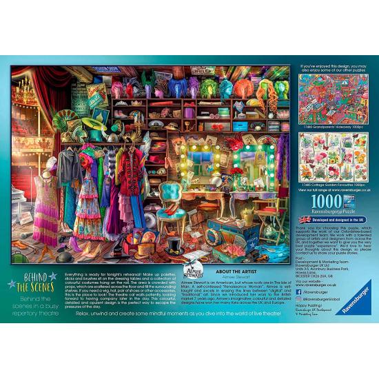 Puzzle 1000 pièces dans les coulisses de Ravensburger Puzzle 1000 pièces dans les coulisses de Ravensburger