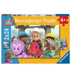 Ravensburger Dino Ranch Puzzle 2 x 24 pièces