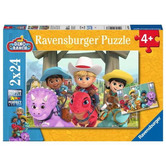 Ravensburger Dino Ranch Puzzle 2 x 24 pièces