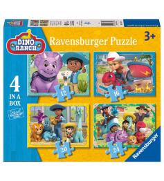 Ravensburger Dino Ranch Puzzle Progressif 12+16+20+24 Pièces