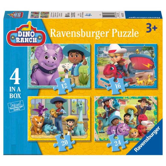 Ravensburger Dino Ranch Puzzle Progressif 12+16+20+24 Pièces