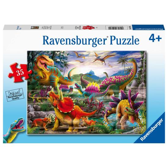 Ravensburger Puzzle Dinosaures colorés 35 pièces Ravensburger Puzzle Dinosaures colorés 35 pièces
