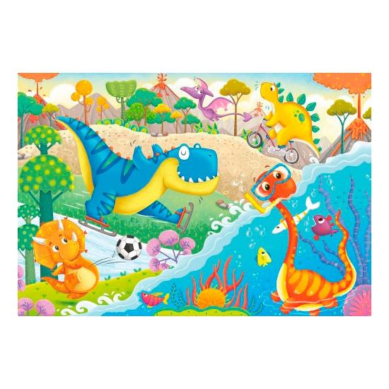 Puzzle Ravensburger Dinosaures ludiques 2 x 12 pièces