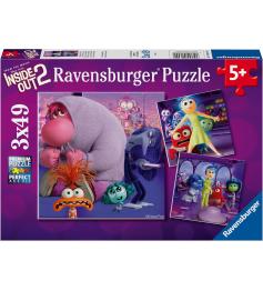 Puzzle Ravensburger Disney Inside Out 2 3x49 pièces