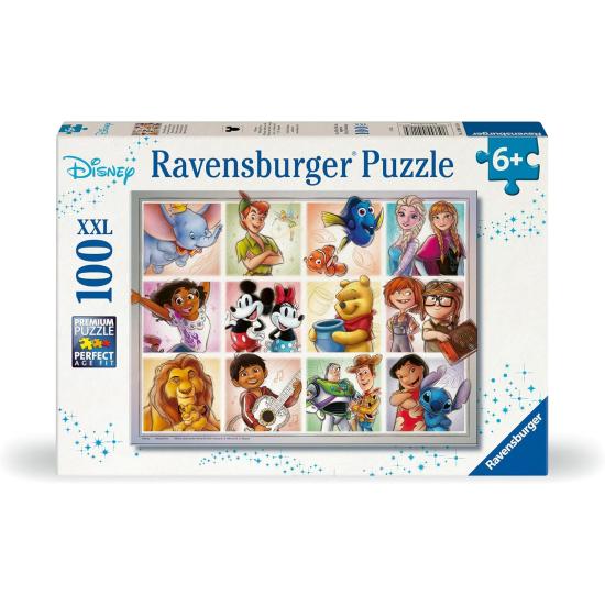 Puzzle Ravensburger Disney Multi-personnages XXL 100 pièces Puzzle Ravensburger Disney Multi-personnages XXL 100 pièces