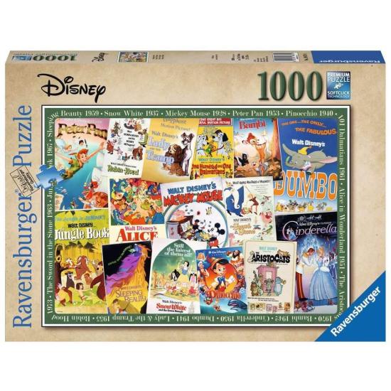 Ravensburger Disney Movies Puzzle vintage 1000 pièces Ravensburger Disney Movies Puzzle vintage 1000 pièces