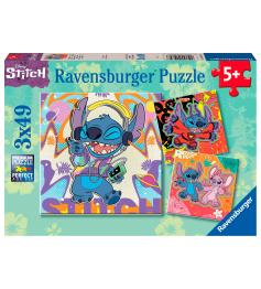 Puzzle Ravensburger Disney Stitch de 3x49 pièces